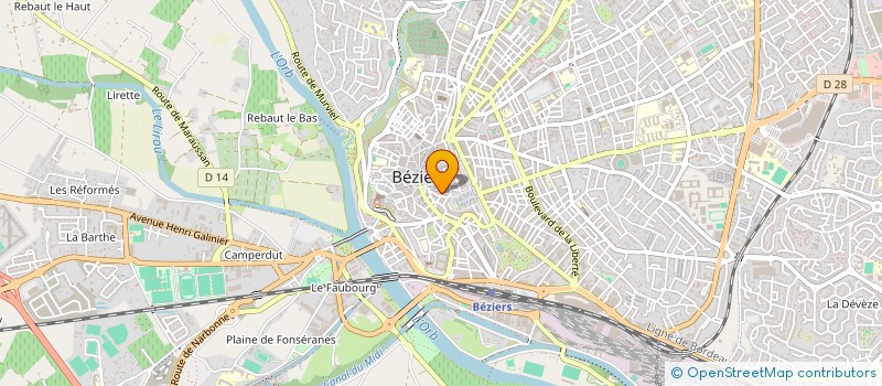 localisation de l'entreprise MONSIEUR JEAN ESCANDE à BEZIERS