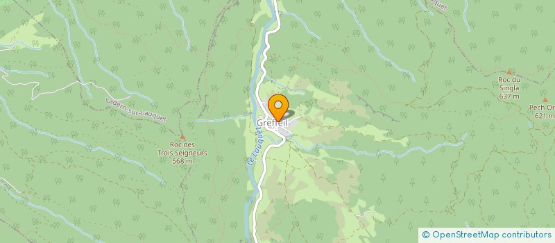 localisation de l'entreprise MONSIEUR JEAN ESCANDE  GREFFEIL