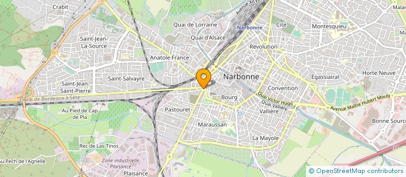 localisation de l'entreprise MONSIEUR JEAN ESCANDE  NARBONNE