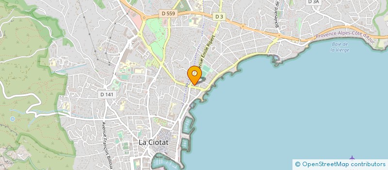 localisation de l'entreprise MONSIEUR JEAN ESCHRICH à LA CIOTAT