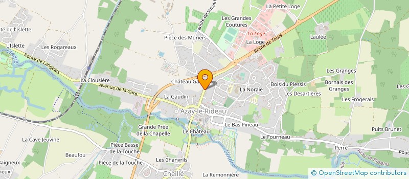localisation de l'entreprise MONSIEUR JEAN ESCLASSE à AZAY-LE-RIDEAU