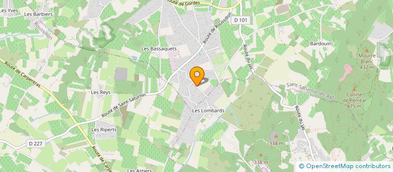 localisation de l'entreprise MONSIEUR JEAN ESCOFFIER à SAINT-SATURNIN-LES-APT