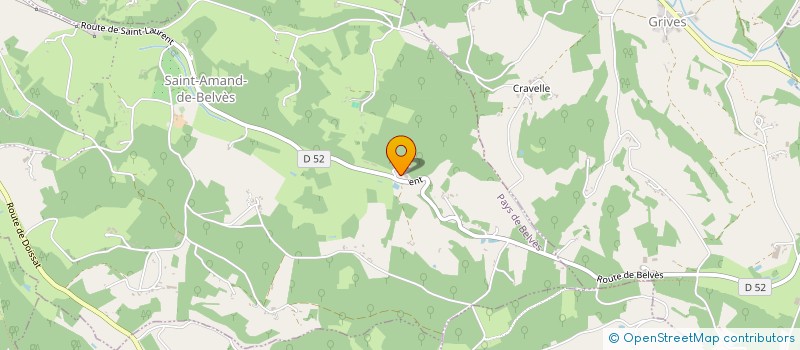 localisation de l'entreprise MONSIEUR JEAN ESCOUBEYROU  PAYS DE BELVES