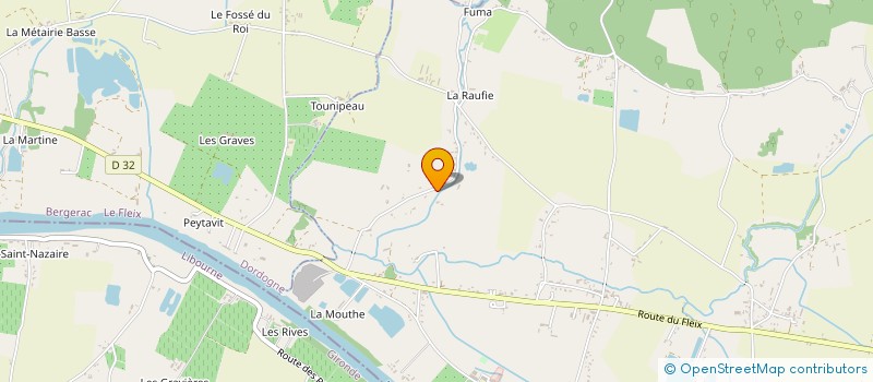 localisation de l'entreprise MONSIEUR JEAN ESCURPEYRAT  SAINT PIERRE D'EYRAUD