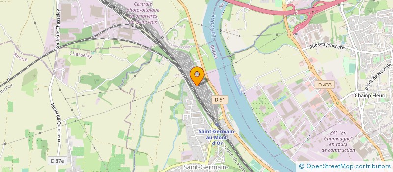 localisation de l'entreprise MONSIEUR JEAN ESCUTENAIRE  SAINT-GERMAIN-AU-MONT-D OR