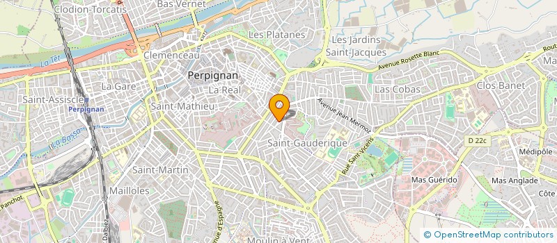 localisation de l'entreprise MONSIEUR JEAN ESPA  PERPIGNAN