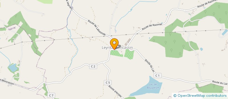 localisation de l'entreprise MONSIEUR JEAN ESPANA  CASTELJALOUX