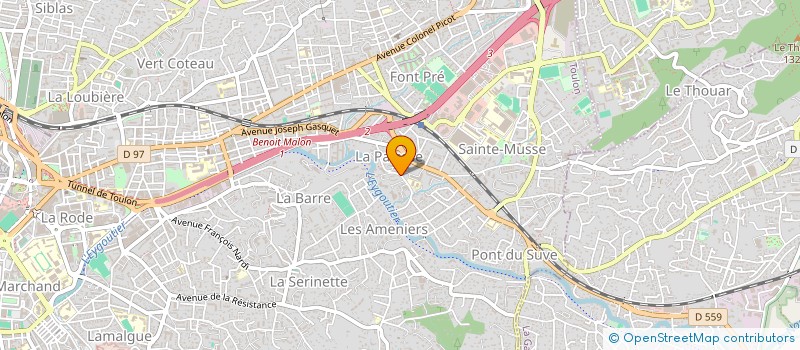 localisation de l'entreprise MONSIEUR JEAN ESPOSITO à TOULON