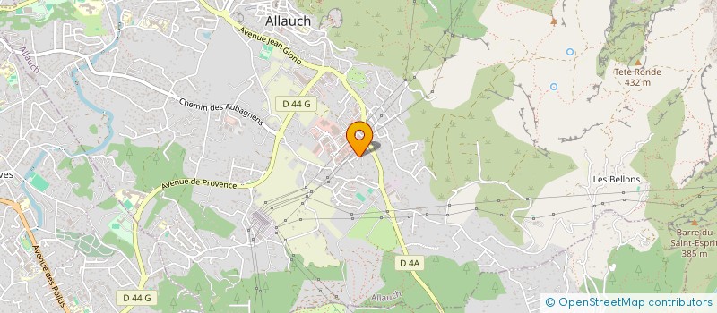 localisation de l'entreprise MONSIEUR JEAN ESPOSITO  ALLAUCH