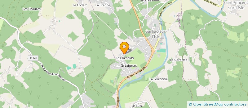 localisation de l'entreprise MONSIEUR JEAN ESTAY  SARLIAC-SUR-L'ISLE