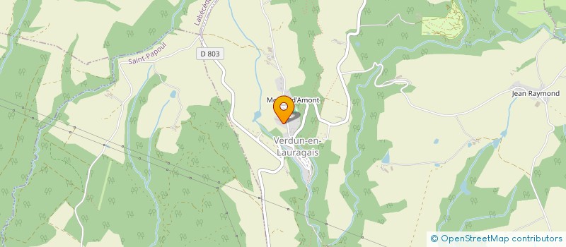 localisation de l'entreprise MONSIEUR JEAN ESTEVE  VERDUN-EN-LAURAGAIS