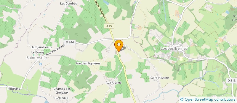 localisation de l'entreprise MONSIEUR JEAN ESTEVE à DURAS