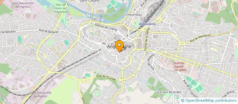 localisation de l'entreprise MONSIEUR JEAN ESTREM à ANGOULEME