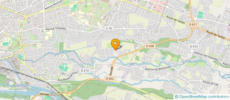 localisation de l'entreprise MONSIEUR JEAN ETCHEBERTS  BIZANOS