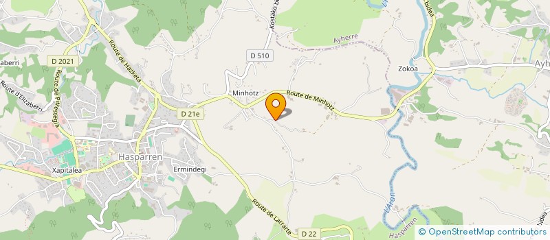 localisation de l'entreprise MONSIEUR JEAN ETCHECAHARRETA  HASPARREN