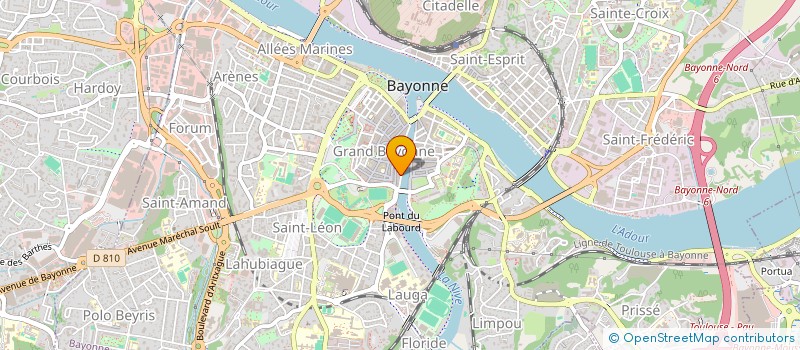 localisation de l'entreprise MONSIEUR JEAN ETCHEVERRY à BAYONNE