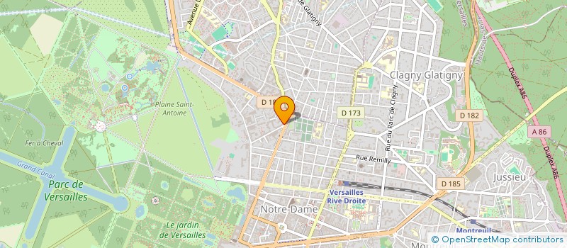 localisation de l'entreprise MONSIEUR JEAN ETIENNE à VERSAILLES