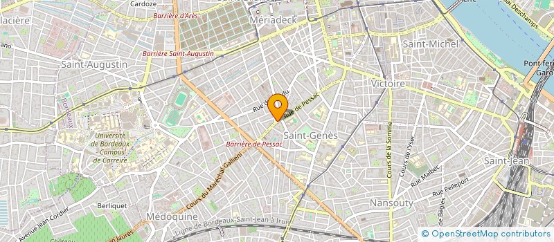 localisation de l'entreprise MONSIEUR JEAN ETIENNE  BORDEAUX