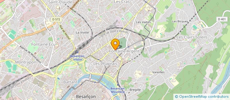 localisation de l'entreprise MONSIEUR JEAN-ETIENNE LAMBERT  BESANCON