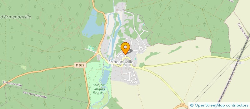 localisation de l'entreprise MONSIEUR JEAN ETOUKE  ERMENONVILLE