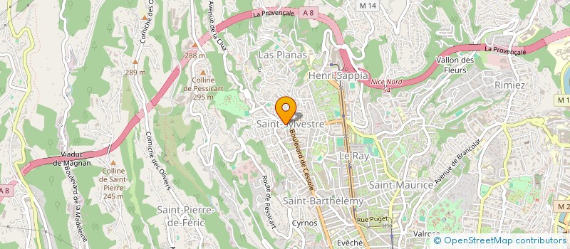 localisation de l'entreprise MONSIEUR JEAN ETTORE à NICE