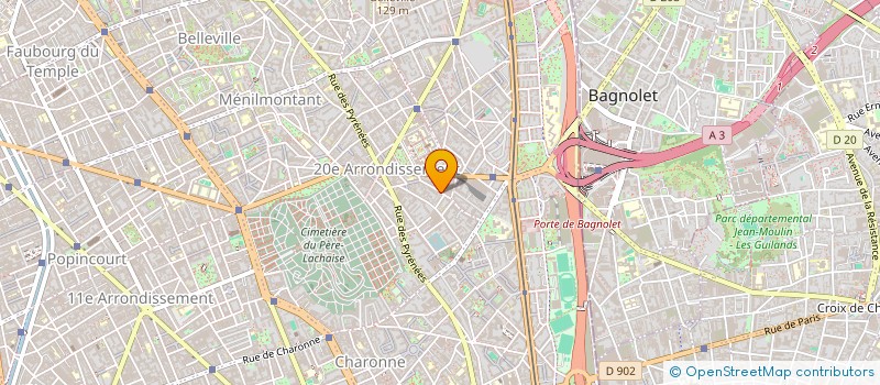 localisation de l'entreprise MONSIEUR JEAN-EUDES BAZIN  PARIS