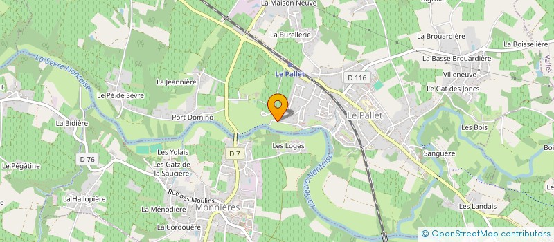 localisation de l'entreprise MONSIEUR JEAN-EUDES CHAHLA  LE PALLET