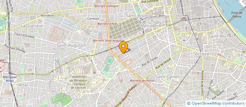 localisation de l'entreprise MONSIEUR JEAN-EUDES CHAUVIERE  BORDEAUX