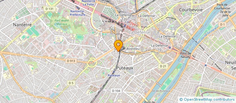 localisation de l'entreprise MONSIEUR JEAN-EUDES GAUTIER  PUTEAUX