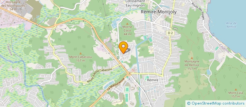 localisation de l'entreprise MONSIEUR JEAN-EUDES GELIN  CAYENNE