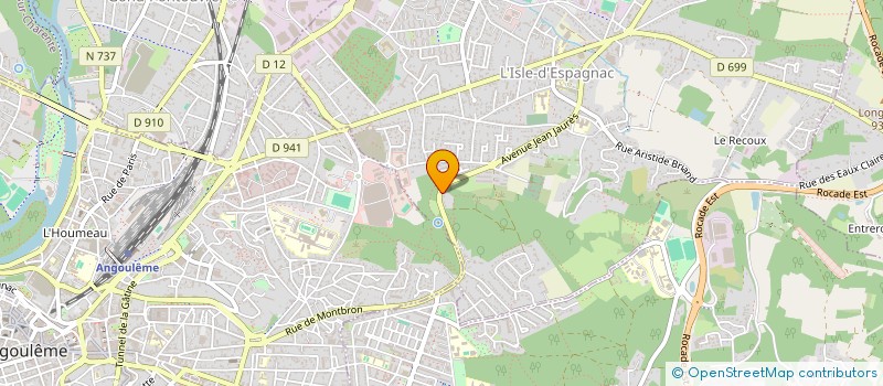 localisation de l'entreprise MONSIEUR JEAN-EUDES HETET  L'ISLE-D'ESPAGNAC