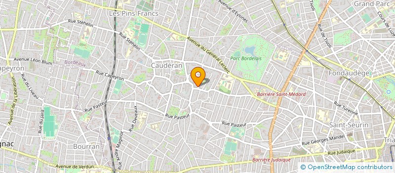 localisation de l'entreprise MONSIEUR JEAN EUDES POULAIN à BORDEAUX