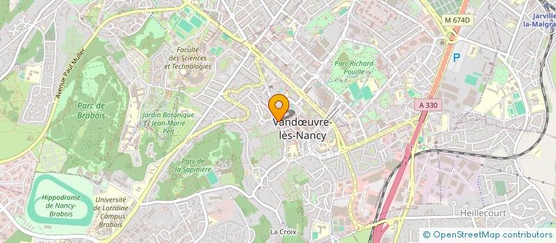 localisation de l'entreprise MONSIEUR JEAN-EUGENE REMY  VANDUVRE-LES-NANCY