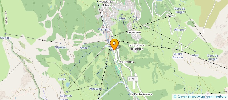 localisation de l'entreprise MONSIEUR JEAN EURIOT  LES ALLUES