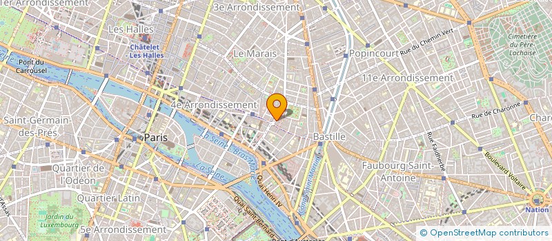 localisation de l'entreprise MONSIEUR JEAN EVAIN  PARIS