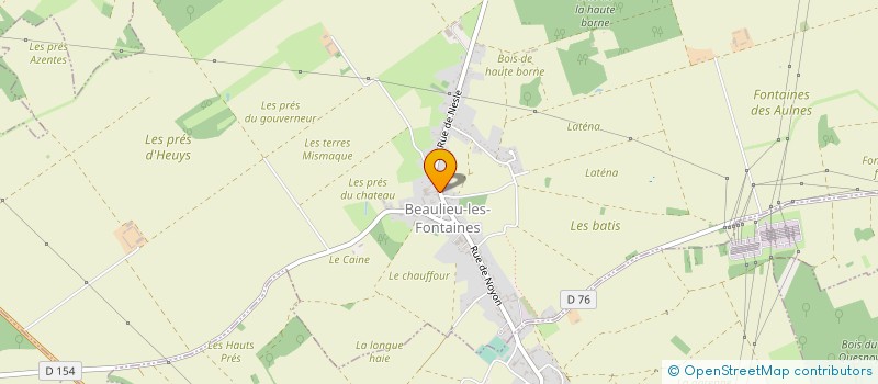 localisation de l'entreprise MONSIEUR JEAN EVAIN  BEAULIEU-LES-FONTAINES