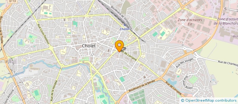 localisation de l'entreprise MONSIEUR JEAN EVANNO à CHOLET