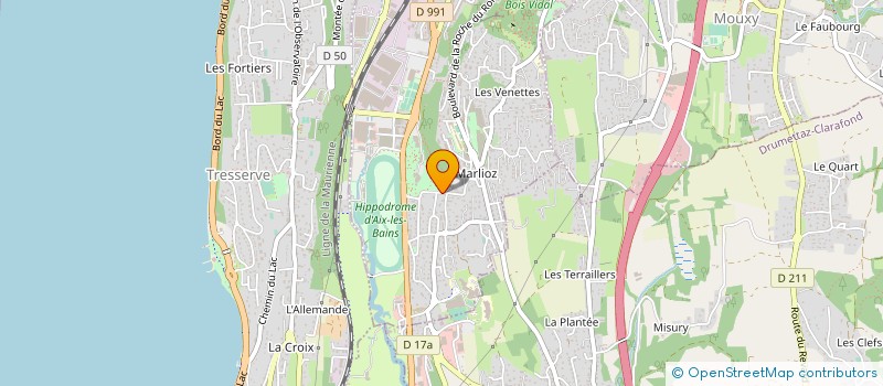 localisation de l'entreprise MONSIEUR JEAN EXERTIER à AIX-LES-BAINS