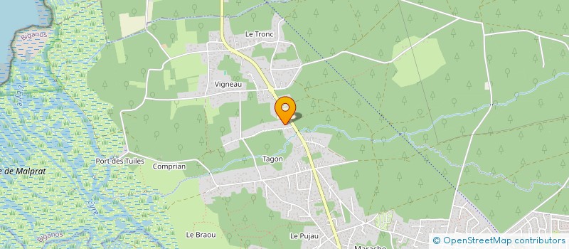 localisation de l'entreprise MONSIEUR JEAN EYQUEM  BIGANOS