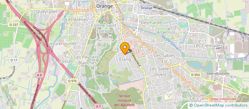 localisation de l'entreprise MONSIEUR JEAN EYRARD  ORANGE