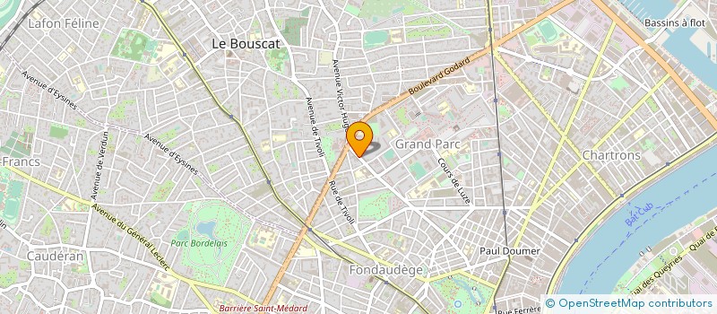 localisation de l'entreprise MONSIEUR JEAN FABRE à BORDEAUX