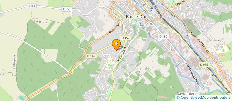 localisation de l'entreprise MONSIEUR JEAN FABRE à BAR-LE-DUC