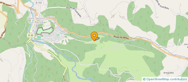 localisation de l'entreprise MONSIEUR JEAN FABRE  SAINT-SERNIN-SUR-RANCE