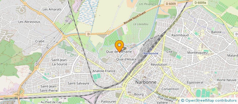 localisation de l'entreprise MONSIEUR JEAN FABRE  NARBONNE