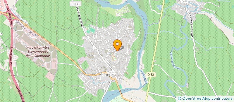 localisation de l'entreprise MONSIEUR JEAN FABREGUETTES  CANET