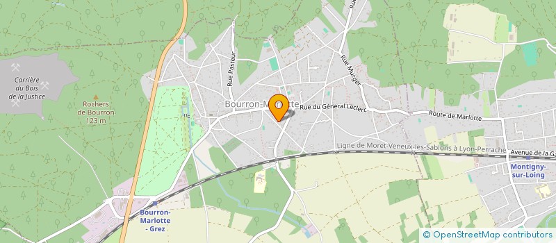 localisation de l'entreprise MONSIEUR JEAN FABRICE BARAT à BOURRON-MARLOTTE