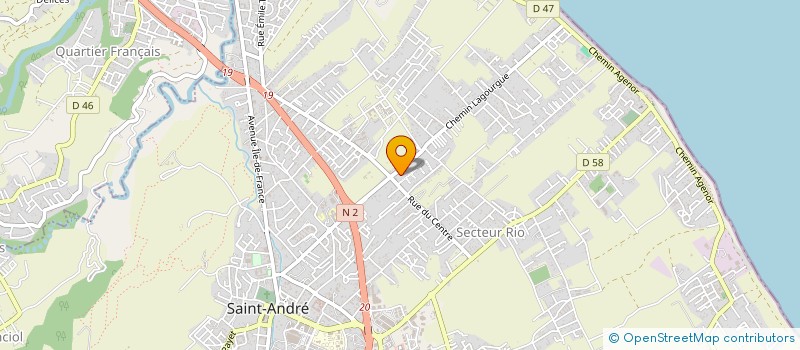 localisation de l'entreprise MONSIEUR JEAN FABRICE BIRONDA à SAINT-ANDRE