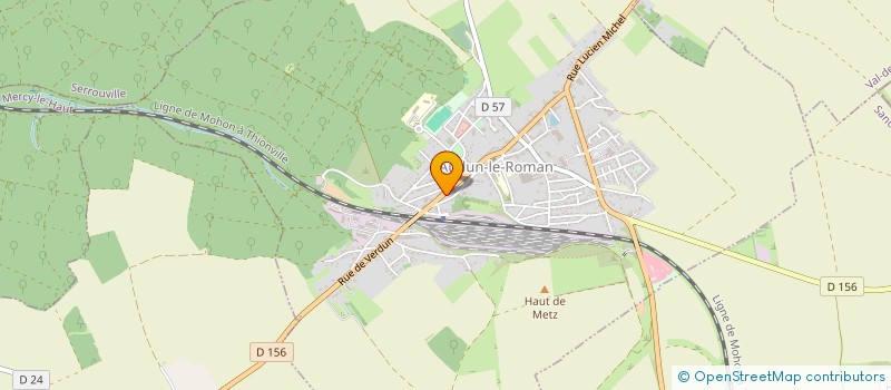 localisation de l'entreprise MONSIEUR JEAN-FABRICE DENY  AUDUN-LE-ROMAN