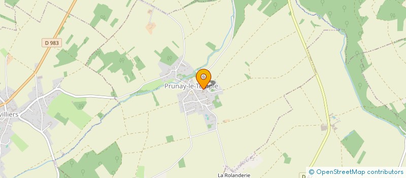 localisation de l'entreprise MONSIEUR JEAN-FABRICE JONOT  PRUNAY-LE-TEMPLE