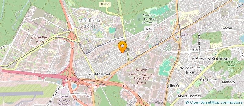 localisation de l'entreprise MONSIEUR JEAN-FABRICE WLODY à CLAMART